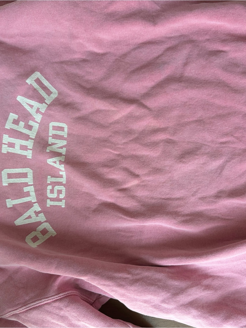 Gustin Pink "Bald Head Island" Kids Sweatshirt